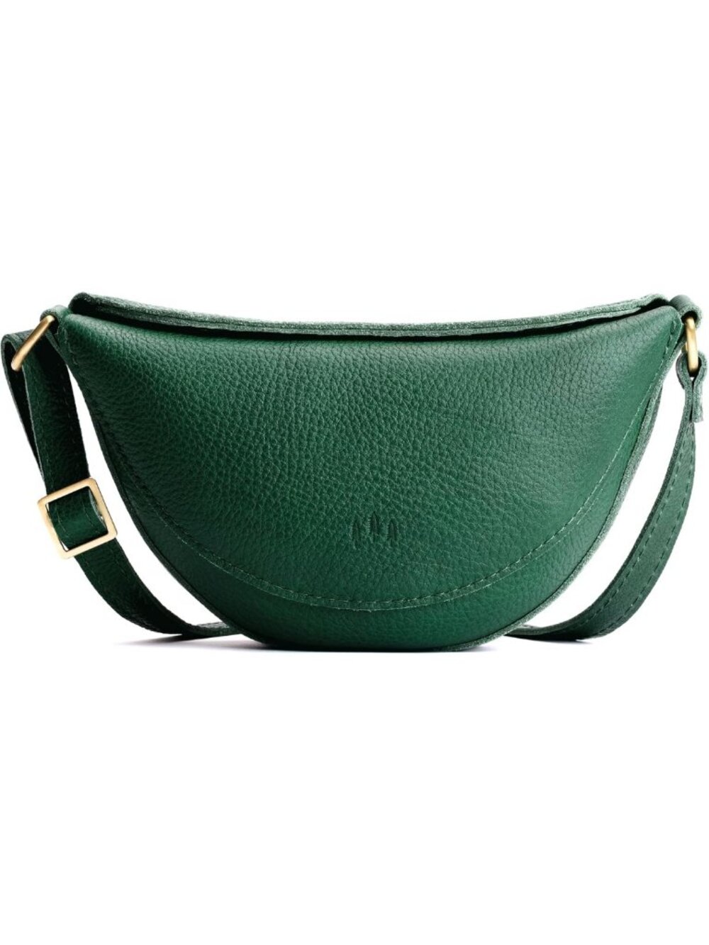 Stylish Full-Grain Leather Sling Bag - Adjustable Crossbody for Everyday Use